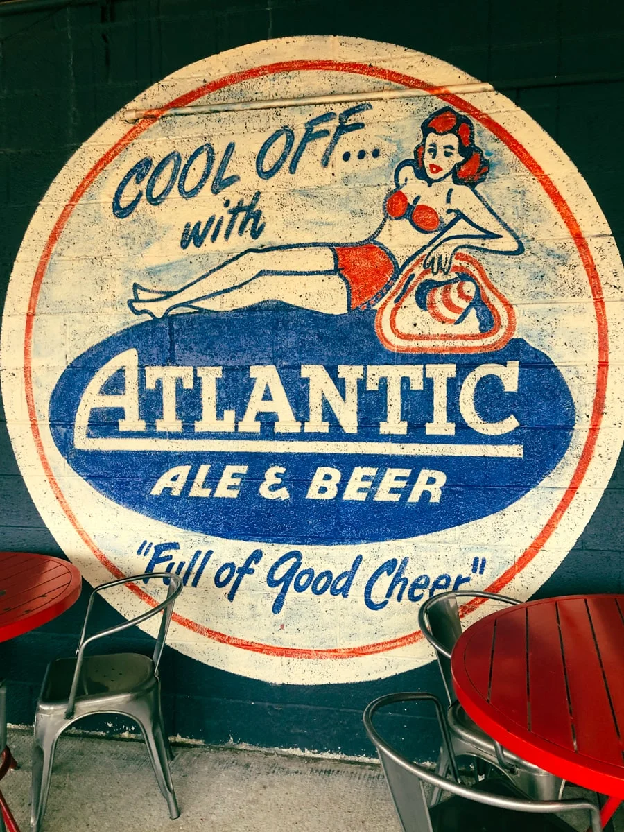 Atlantic Ale house wall art outdoor area 