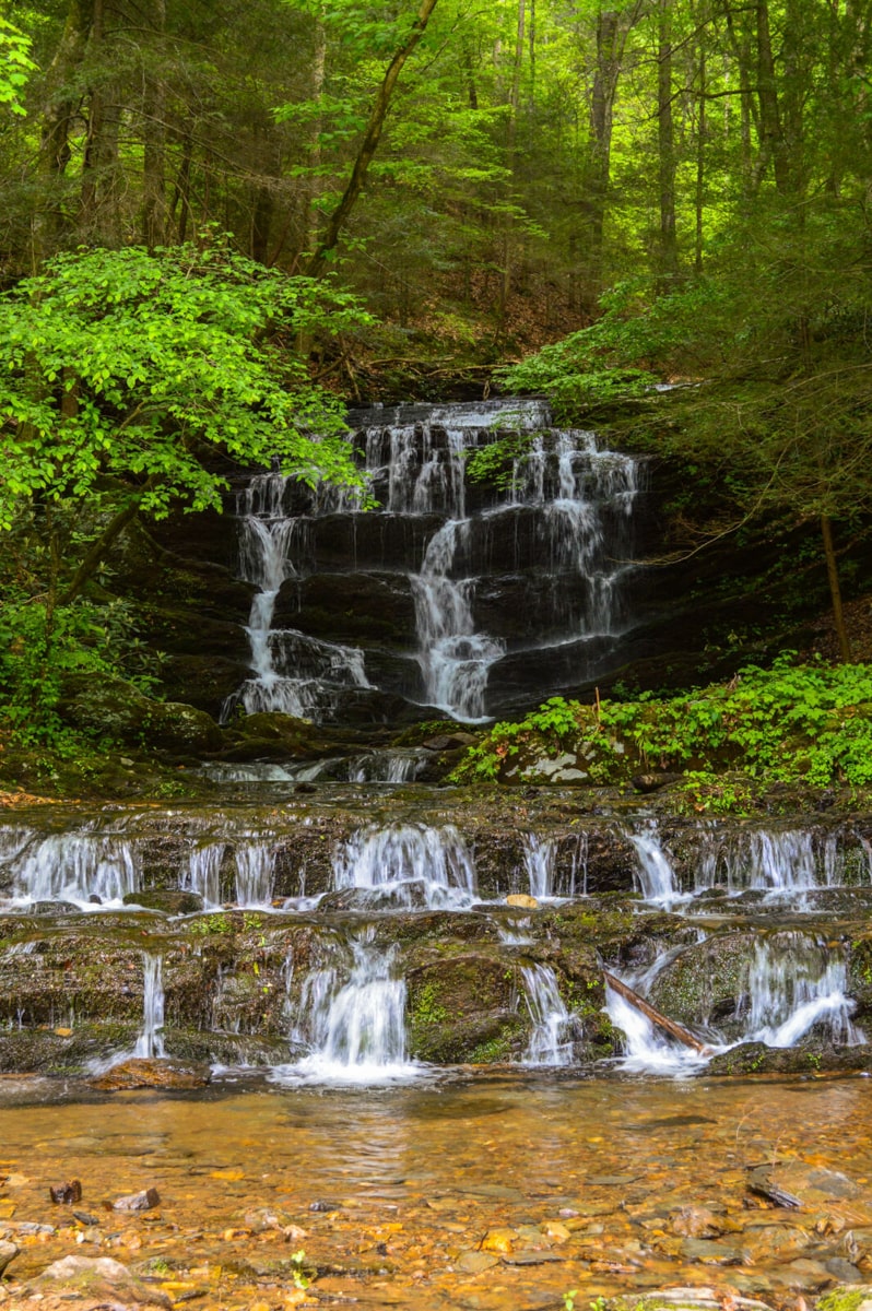 Waterfalls in the Cherokee National Forest