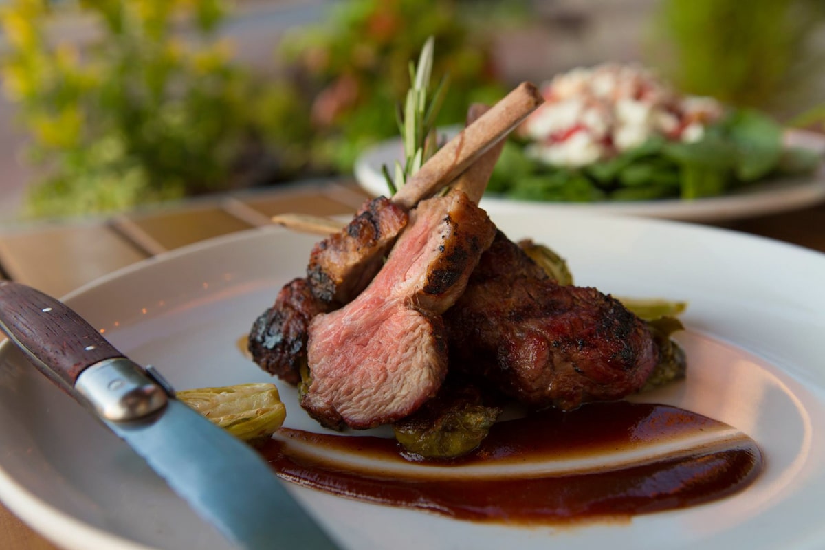 Lamb Lollipops appetizer from the Label Restaurant