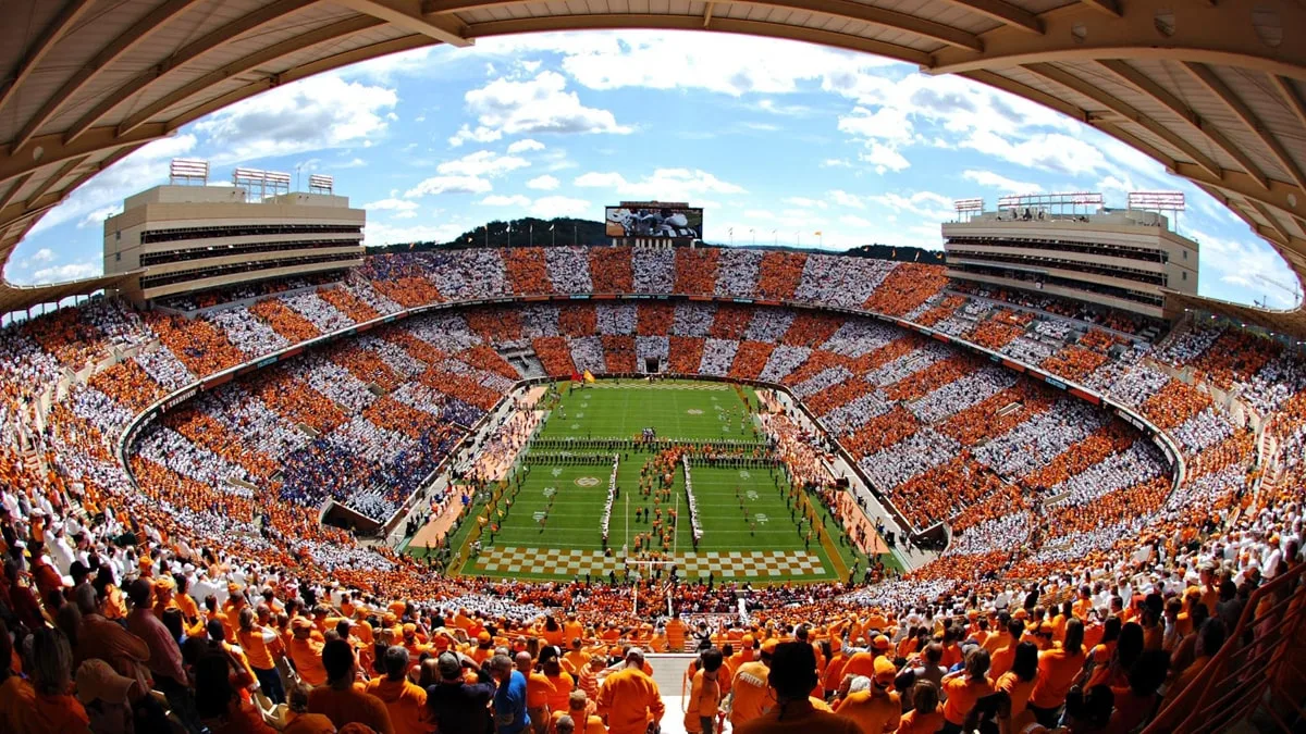 Neyland Stadium Football Stadium at University of Tennessee Knoxville