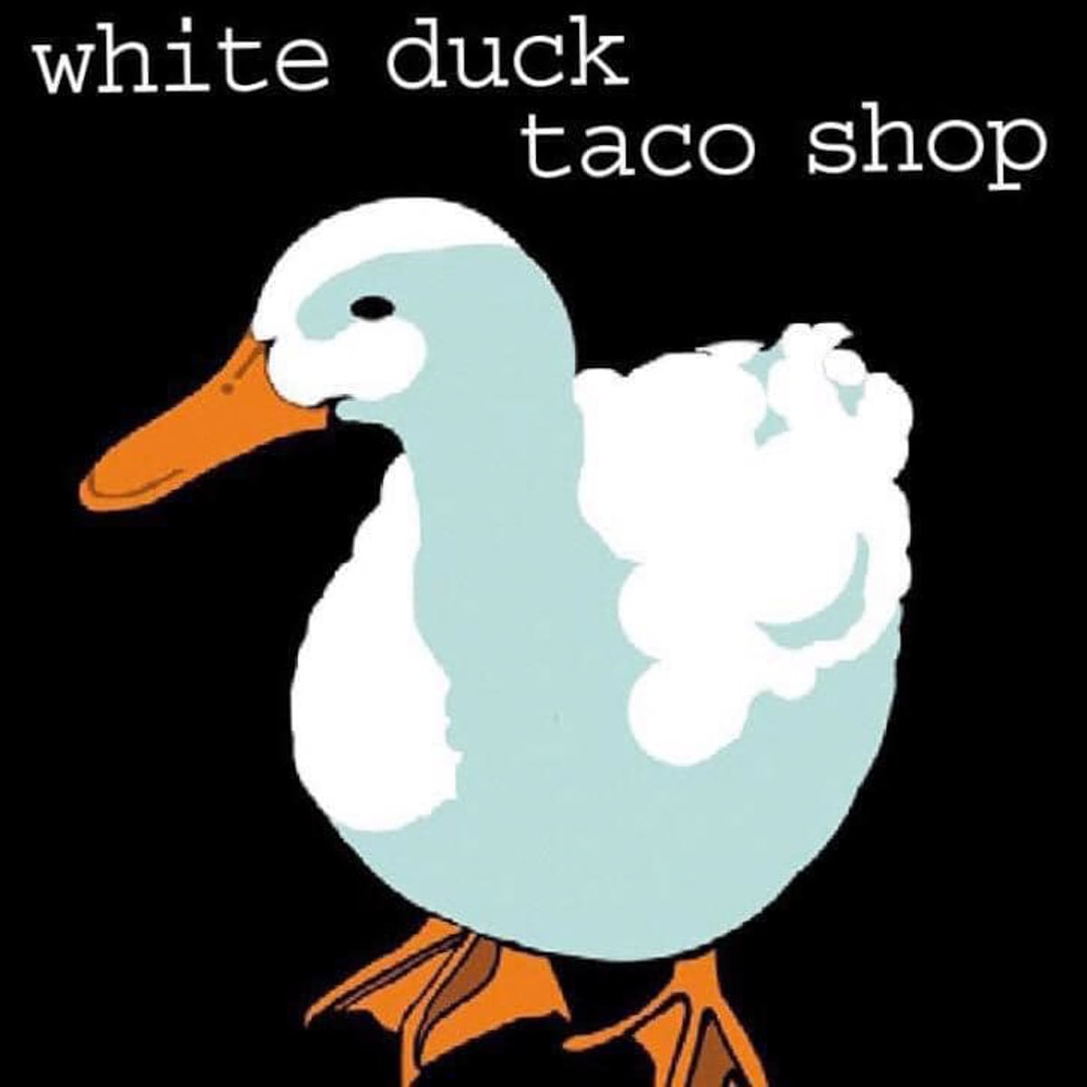 White Duck Taco shop logo
