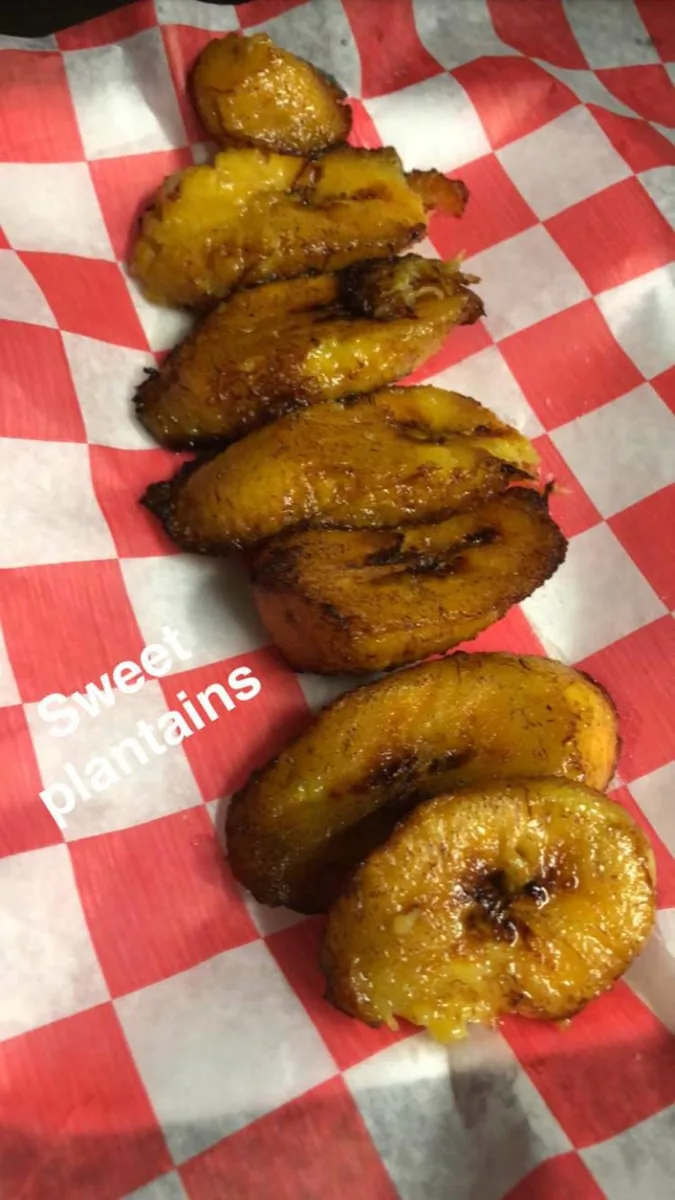 sweet plantains from food truck jc 