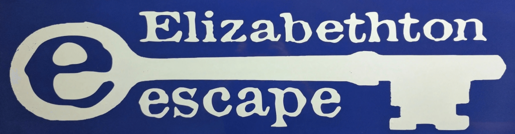 Logo screenshot of key with words Elizabethton Escape