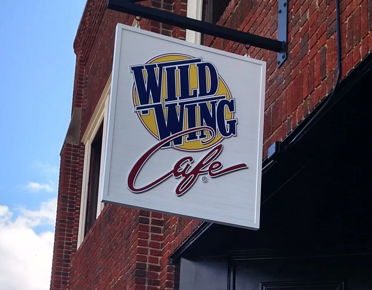 Wild Wing Cafe sign in johnson city tn 
