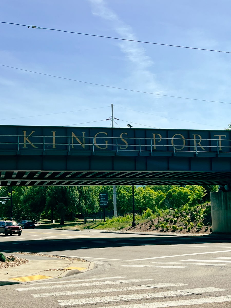 Kingsport Bridge with Kingsport Signage 