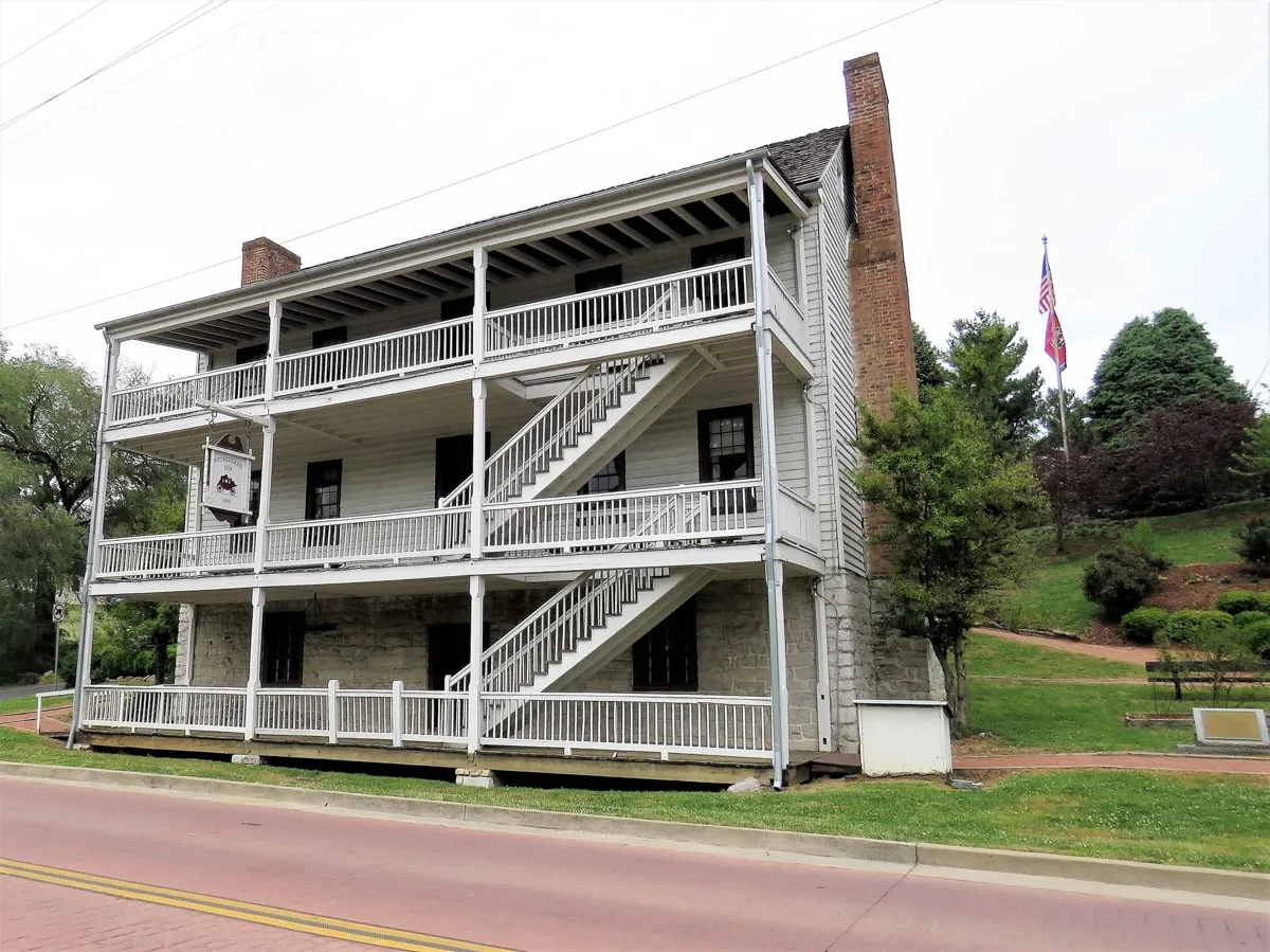 The historic Netherland Inn house in Kingsport TN 