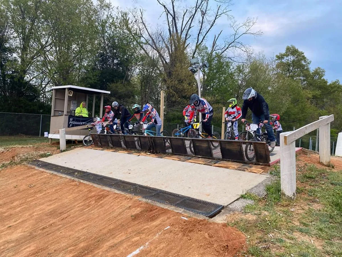 Riders ready to race at BMX racetrack in morristown tn 