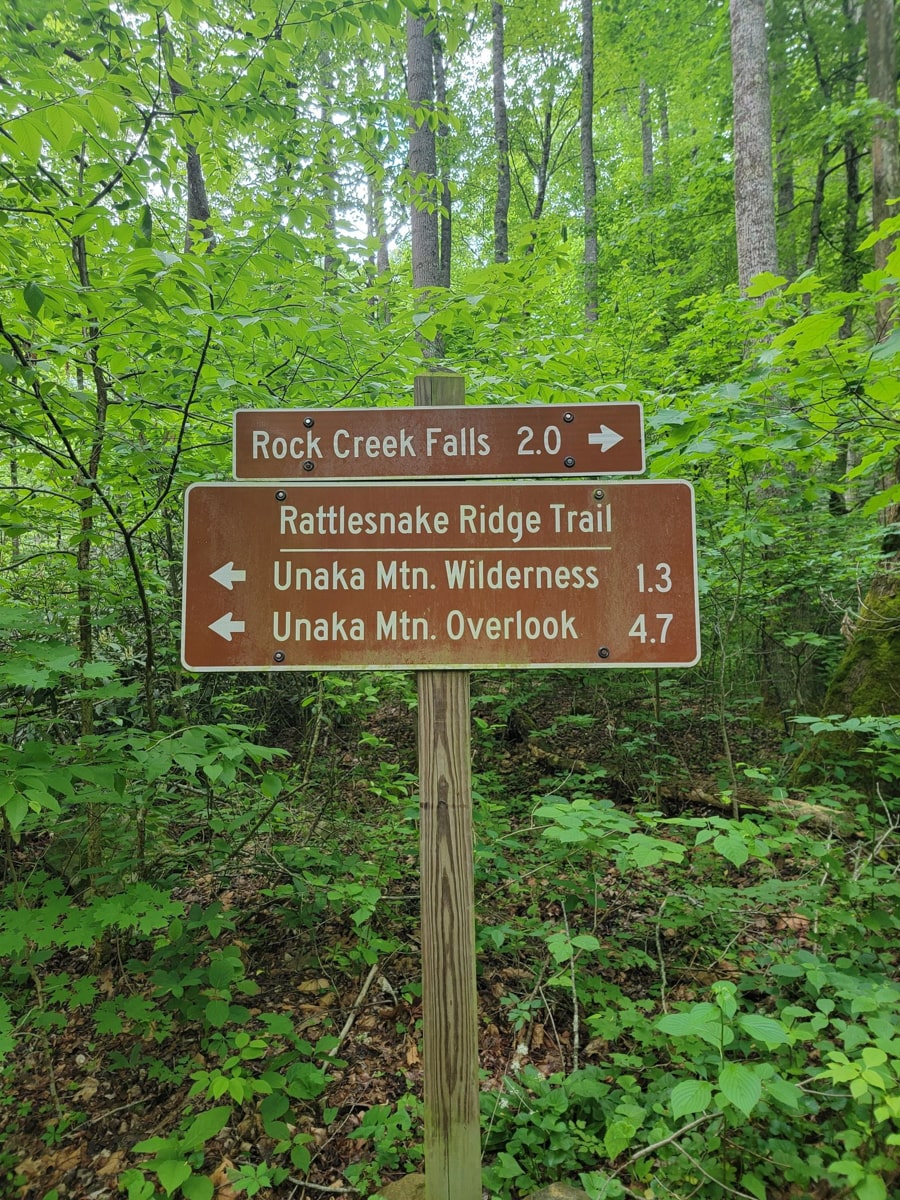 Rock Creek Falls Signage 