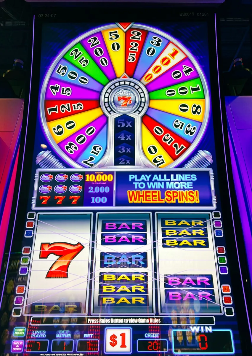 $1 slot machine at the Bristol Casino