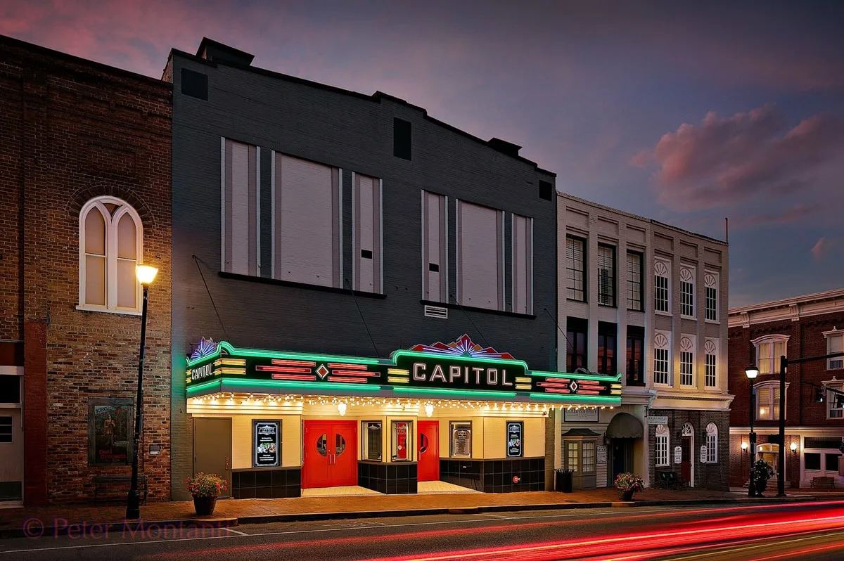 The Capitol Theatre in downtown Greeneville TN