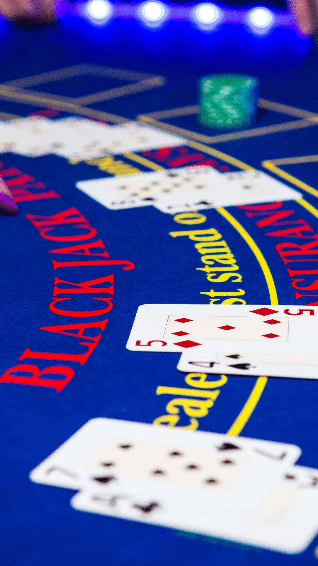 blackjack table