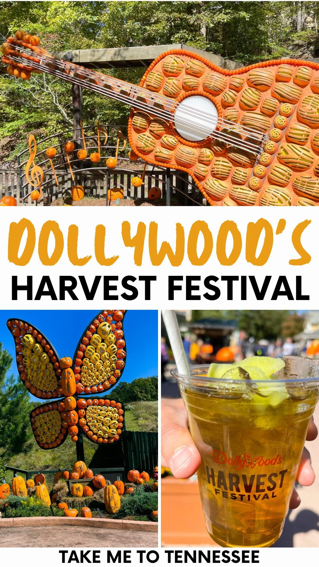 Dollywood's Harvest Festival Pinterest Pin