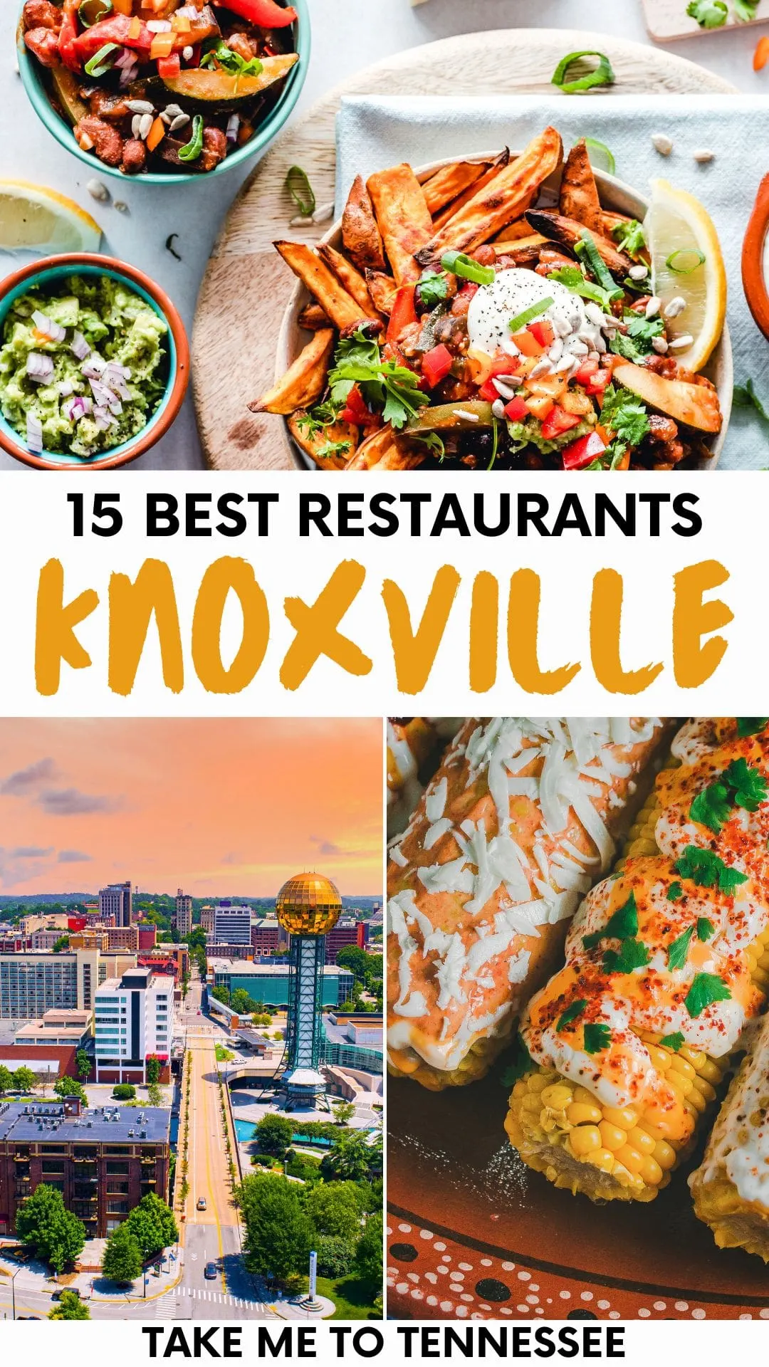 Gallery images of food and places to eat in Knoxville, Tennessee.