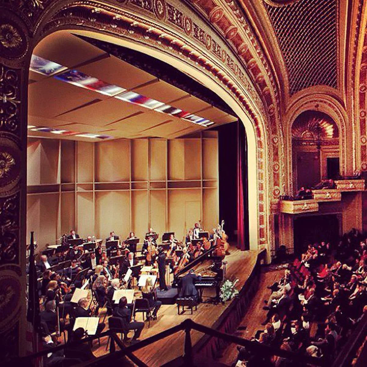 Band playing at the Tivoli Theatre