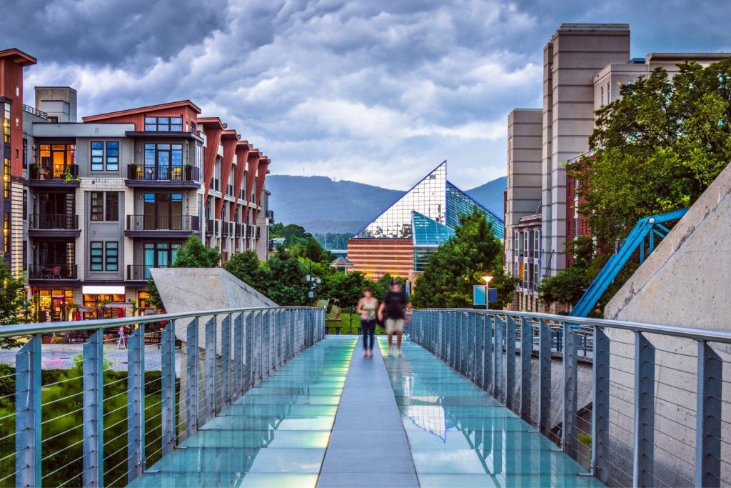 Bridge in downtown Chattanooga TN
