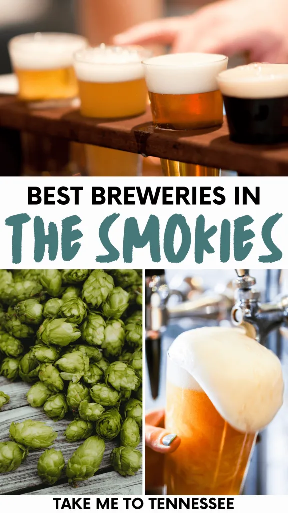 Breweries in Gatlinburg and Pigeon Forge Pinterest Pin