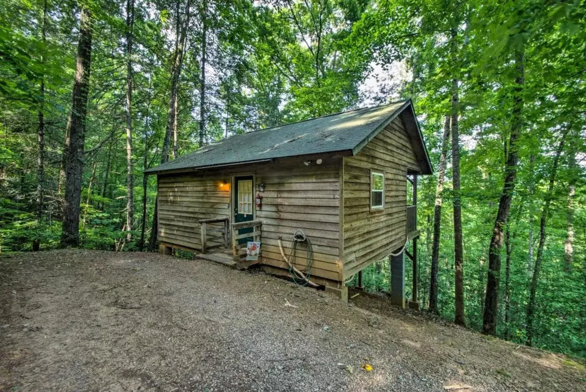 cozy little cabin in the woods in Bryson City, North Carolina