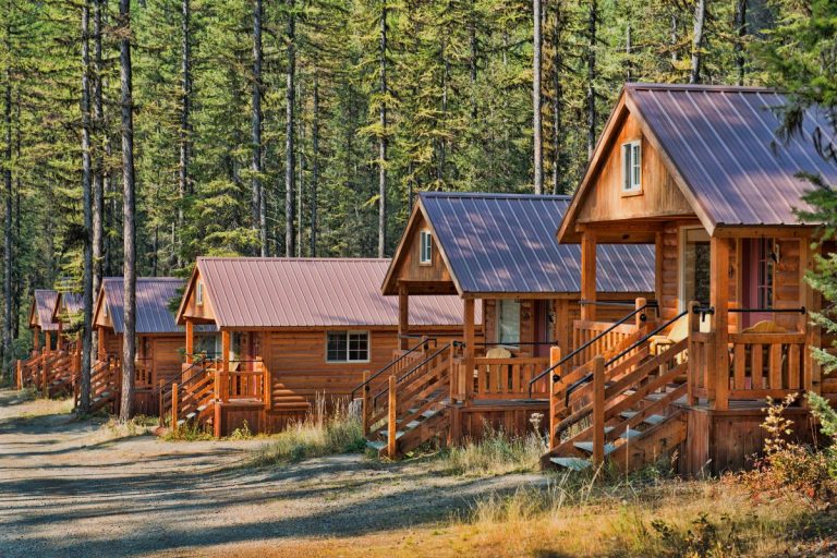 Cabin rentals in the woods near Pigeon Forge.