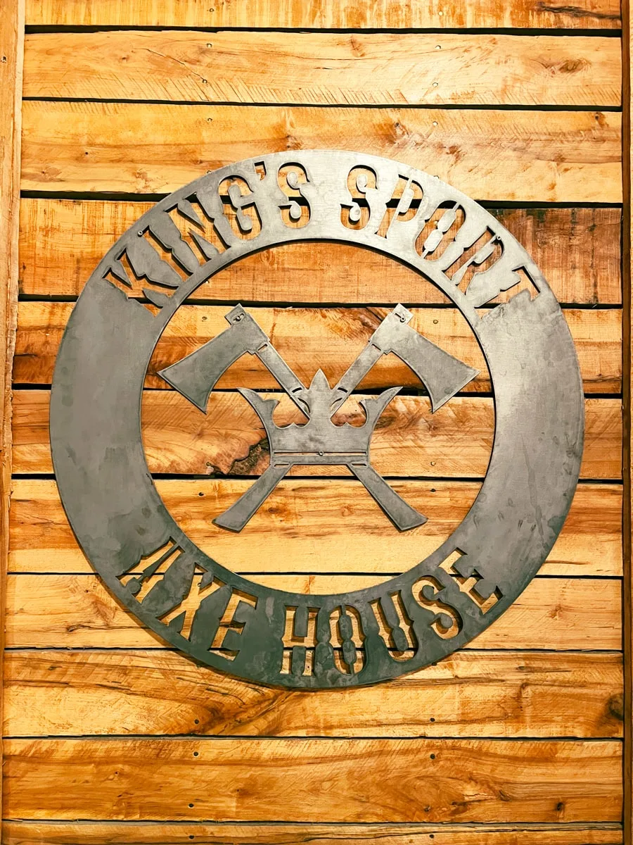 King's Sport Axe House Sign 
