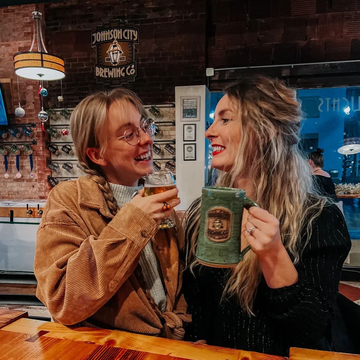 Sisters in a Johnson City brewery and owners of the Tennessee travel blog.
