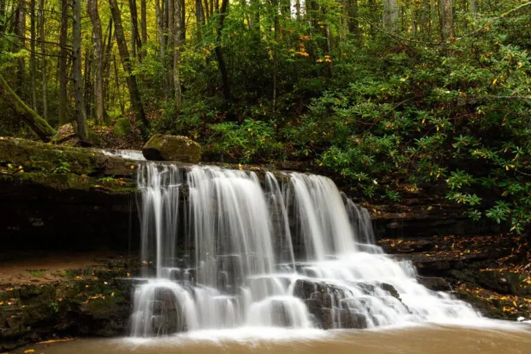 Laurel Run Falls waterfall hike near Kingsport