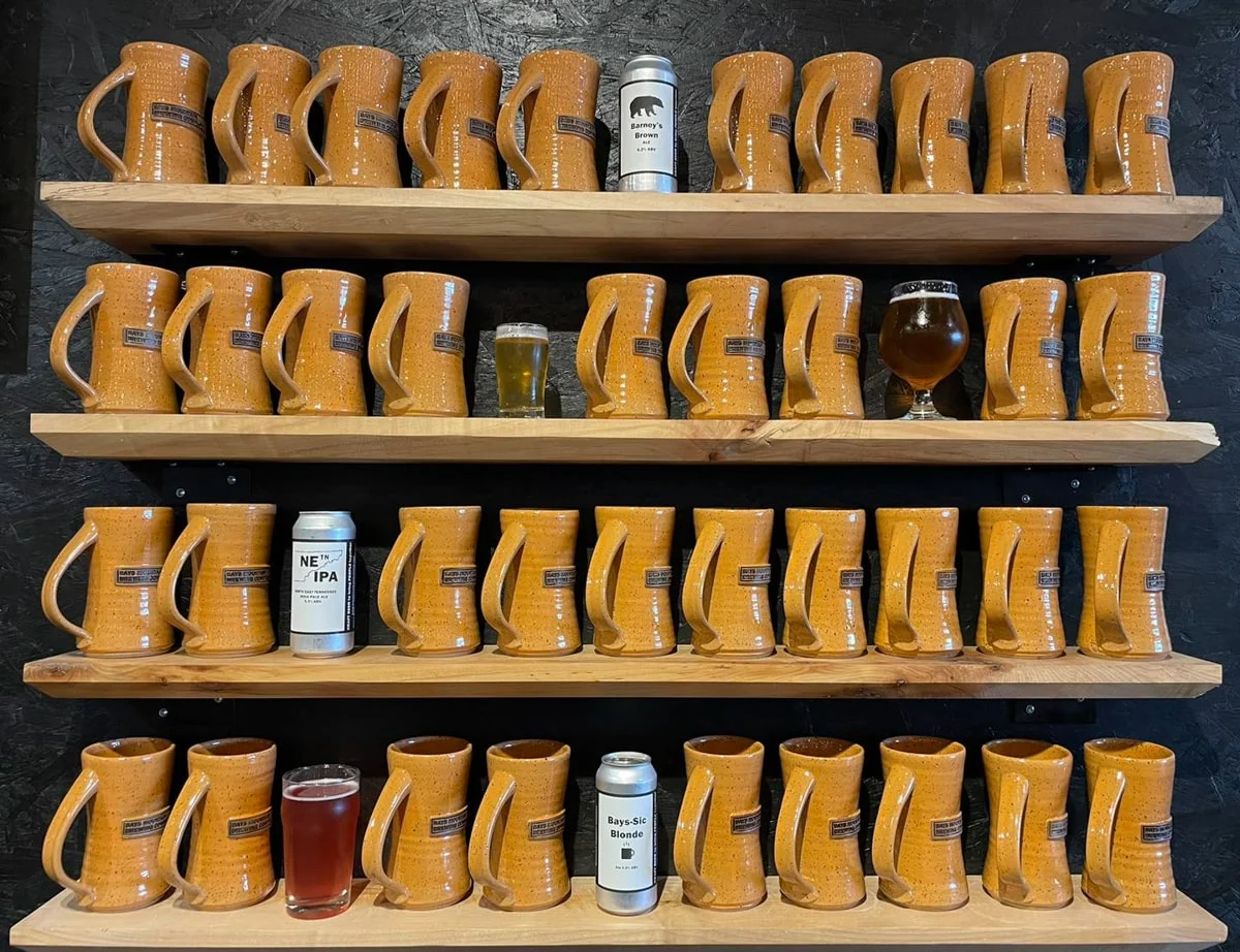 Bays Mountain Brewery Mug Club Mugs in Kingsport TN