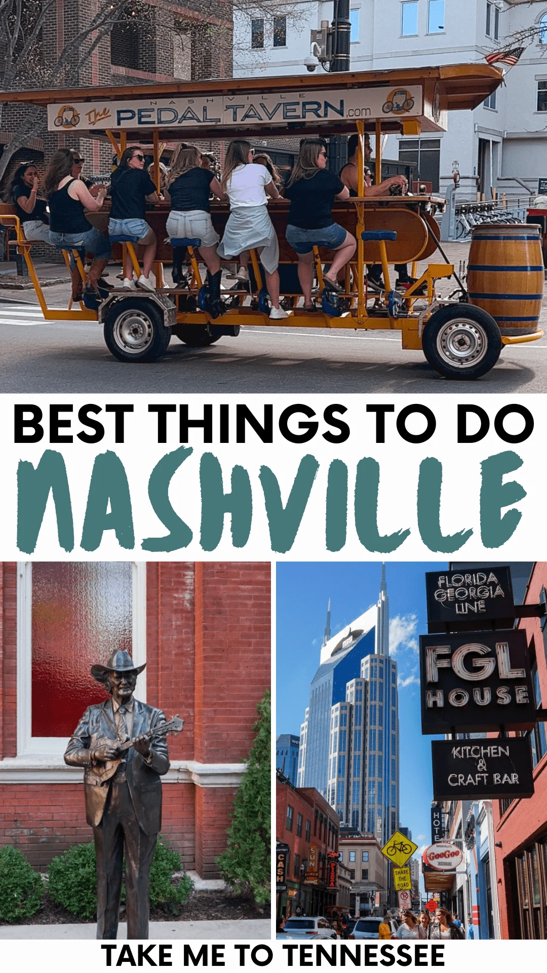 best things to do in Nashville pinterest pin