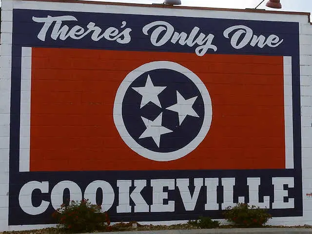 Theres only one cookeville mural sign in downtown cookeville tn 