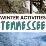 winter activities in tennessee Pinterest pin