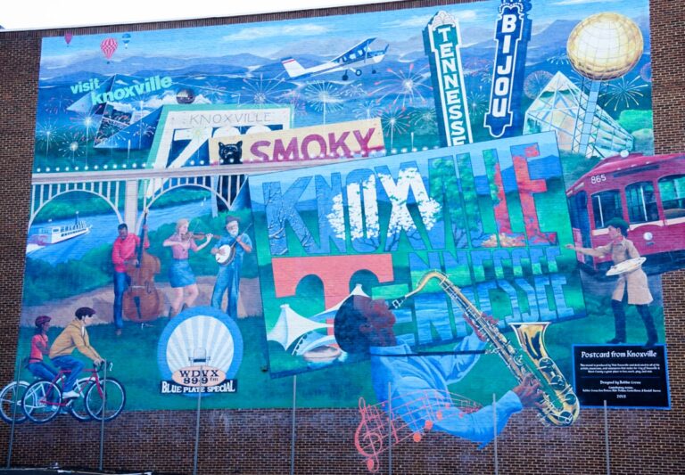 Wall Mural in downtown Knoxville TN