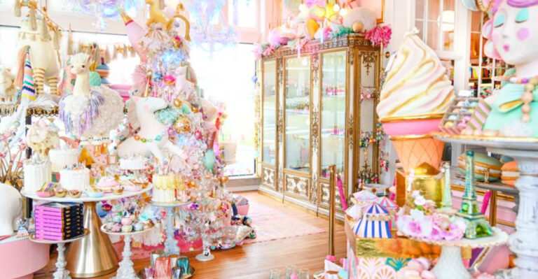 This Knoxville Holiday Store Is a Festive Wonderland of Tinsel and Pink Flamingos