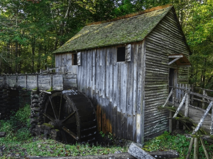 Hidden in Tennessee's Smokies, This 150-Year-Old Grist Mill Still Runs Today