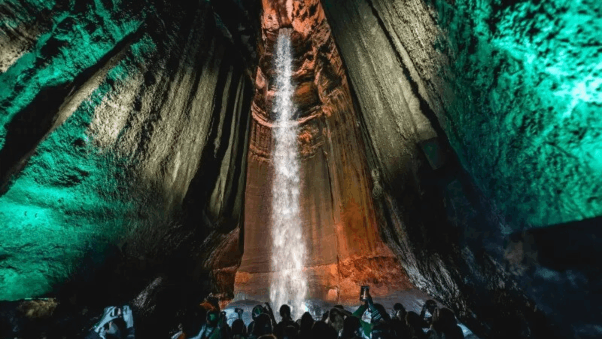 This Massive Underground Cave Waterfall in Tennessee Is the Tallest in the U.S.