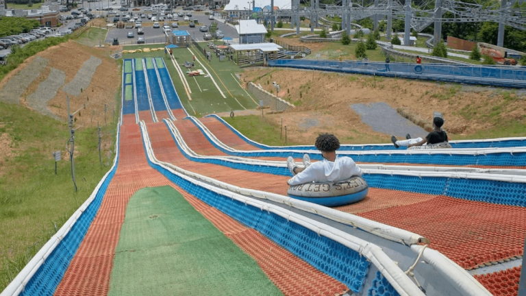 This Smoky Mountain Snow Park Keeps the Winter Fun Going 365 Days a Year
