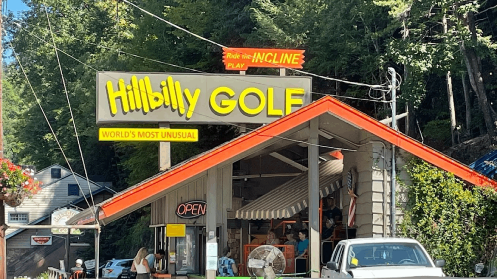 This Unusual Mini Golf Course in Tennessee Starts With a Ride 300 Feet Up