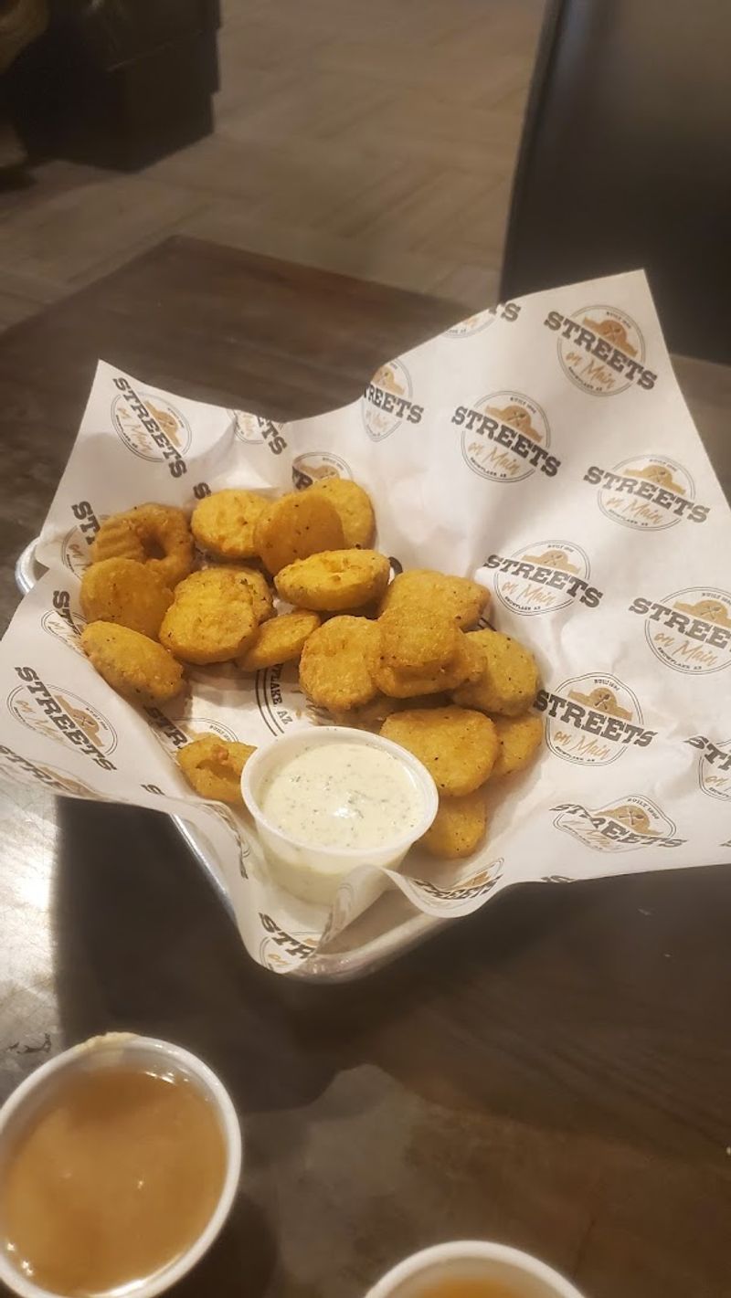 Fried Pickles With House Ranch