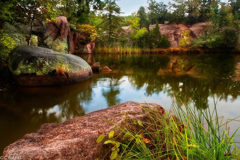When The Granite Glows: Golden Hour At Elephant Rocks