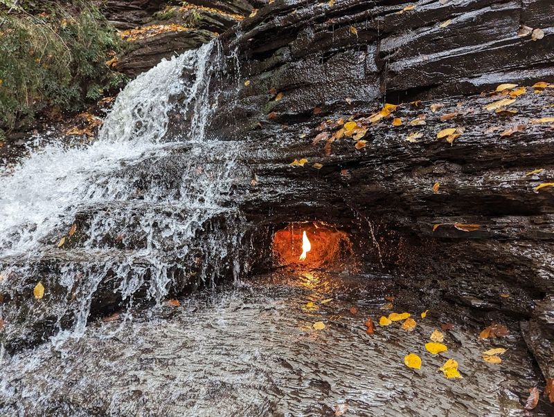 Eternal Flame Falls (Orchard Park, Buffalo Area)