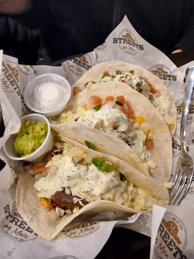 Sweet Pork Tacos And Chipotle Burger