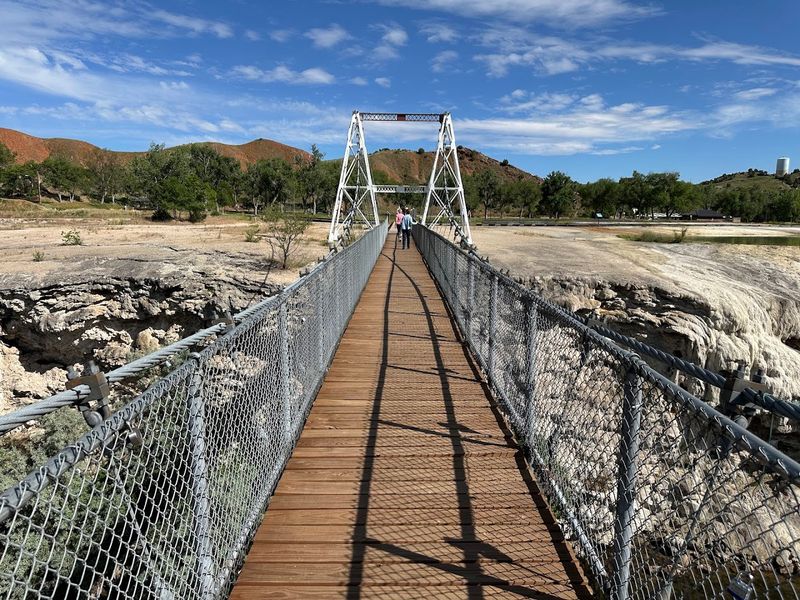 The Suspension Footbridge Over the Bighorn