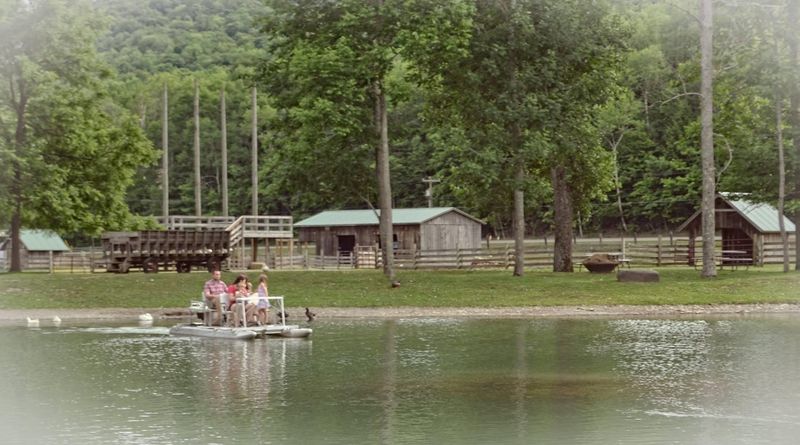 Paddle Boat Loops on the Pond