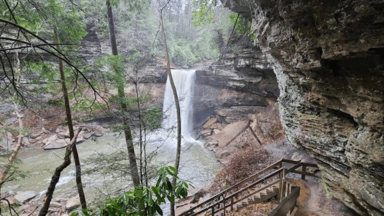 This Underrated Tennessee Campground Lets You Swim Beneath a Waterfall