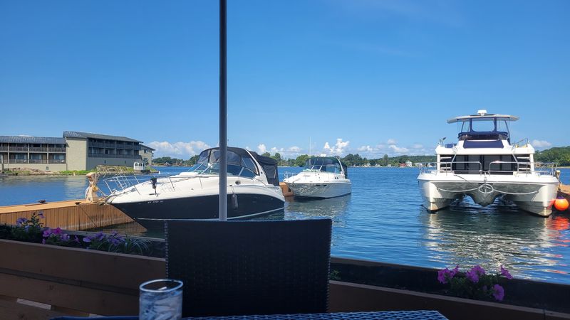 Morning Coffee With River Views