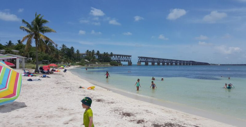 One of the Most Photographed Beaches in America Lies at the End of a Historic Railroad Bridge in the Florida Keys