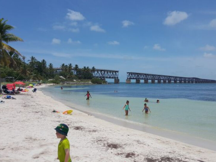 One of the Most Photographed Beaches in America Lies at the End of a Historic Railroad Bridge in the Florida Keys