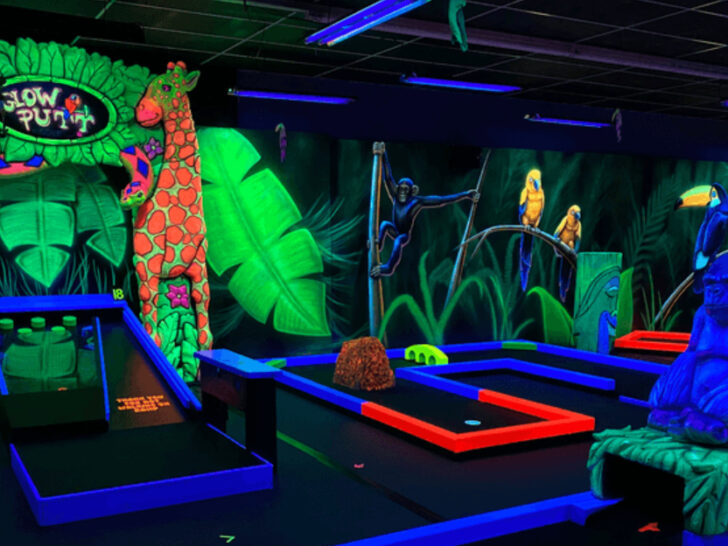The Coolest Glow-In-The-Dark Mini Golf Course Is Located Right Here In Ohio