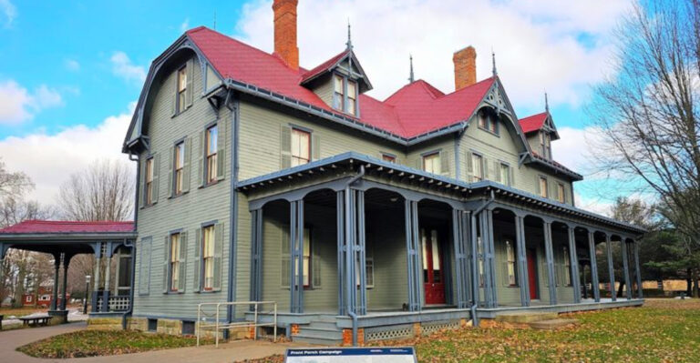 The Historic Ohio Estate With A Unique Memorial Library You Need To See