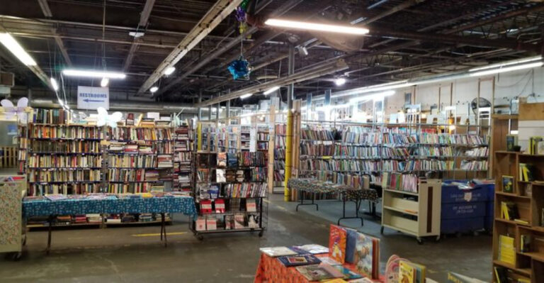 The Massive Book Warehouse In Ohio Where You Can Fill A Whole Cart For $50