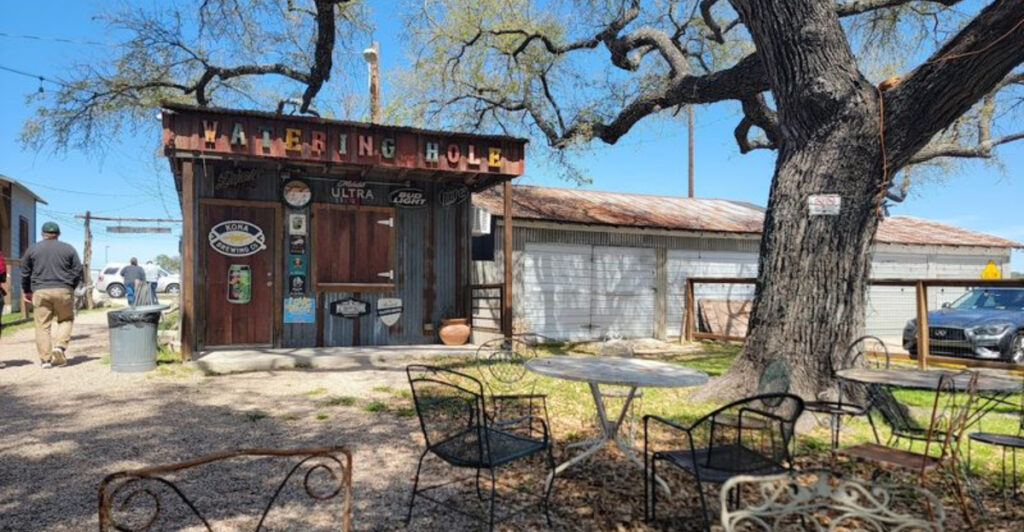 The Patio at This Texas Cafe Is So Beautiful It Steals the Spotlight From the Shrimp and Grits