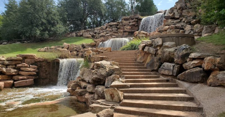 The Texas Park Where Scenic Falls And A Suspension Bridge Turn Into A Perfect Day Trip